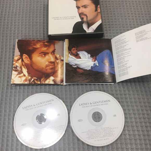 George Michael CD Ladies & Gentleman The Best of George Michael Photo Lyrics - Picture 1 of 13